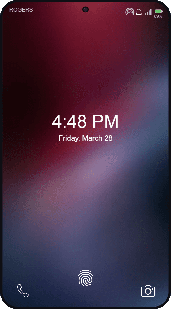 Loading phone background